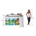 Cama Infantil Elevada Com Escorregador E Cortina Completa Móv