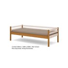 Cama Infantil Em Madeira Maciça E Acabamento Em Laca Prime Ca