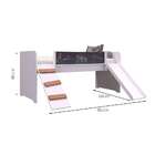 Cama Infantil Épic Com Escorregador Branca