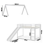 Cama Infantil Escorregador Prime Alta Ii Telhado Vi Casatema