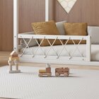 Cama Infantil Fortaleza Branco Acetinado