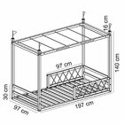 Cama Infantil Fortaleza Branco Acetinado
