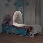 Cama Infantil Frozen Com Dossel Arco E Led - Pura Magia