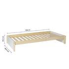 Cama Infantil Galante Branco/natural - Casatema