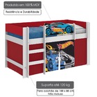 Cama Infantil Hot Wheels Play Com Cortina Mattel - Pura Magia