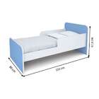 Cama Infantil Inocência Azul E Branca