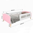 Cama Infantil Jardim Rosa - Movelbras