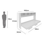 Cama Infantil/juvenil Articulada Columbia Branco