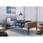 Cama Infantil/juvenil Solteiro Léo Nogal