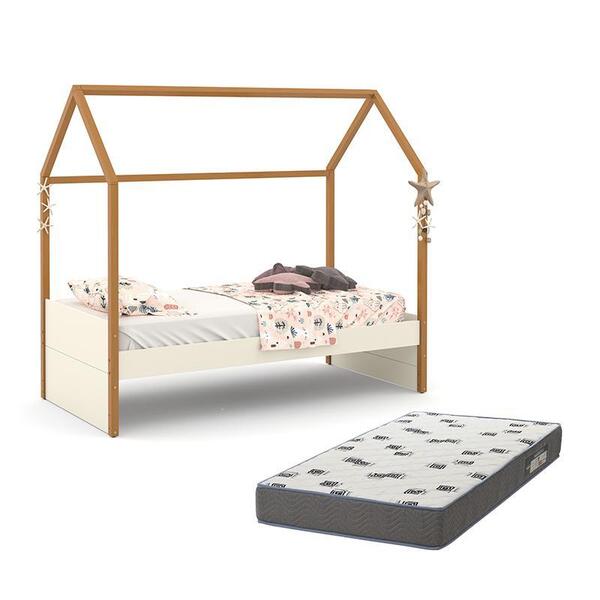 Cama Infantil Kids Liv Com Colchão Light D33 Freijó - Matic M