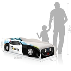 Cama Infantil Kids Speciale Carro Polícia Baby com Colchão
