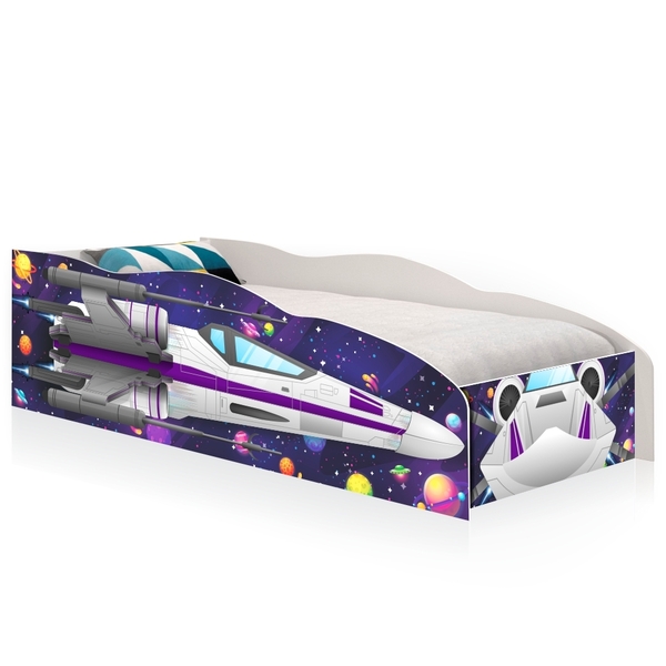 Cama Infantil Kids Speciale Nave Star Force com Colchão