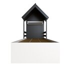 Cama Infantil Lara Com Gavetas 157cm X 153cm Branco/preto