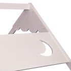 Cama Infantil Lousa Divertida Com Escorregador, Telhado Lua