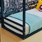 Cama Infantil Madeira Maciça Fortaleza Preto