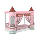 Cama Infantil Majal Rosa Claro Com Shine