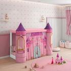 Cama Infantil Majal Rosa Com Shine Com Colchão