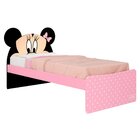Cama Infantil Mdf Minnie Disney Plus Rosa Pura Magia