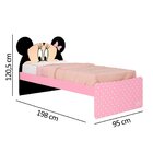 Cama Infantil Mdf Minnie Disney Plus Rosa Pura Magia