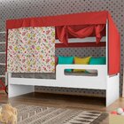 Cama Infantil Mdf Tenda Diversão Com Barraca Circus Pura Magia