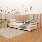 Cama Infantil Meia Casinha Evolutiva Com Pes  Branca Branco