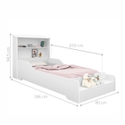 Cama Infantil Menina Melanie Branca