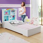 Cama Infantil Mimus Ll Branca E Azul