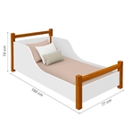 Cama Infantil Monise Branca e Mel