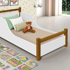 Cama Infantil Monise Branca e Mel
