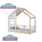 Cama Infantil Montessori Casinha Garden Ii Casatema Madeiraor