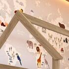 Cama Infantil Montessoriana 2 Gavetas Aveiro Oak - Completa M