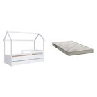 Cama Infantil Montessoriana 2 Gavetões Inferiores 1 Colchão I