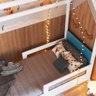 Cama Infantil Montessoriana Branco/azul Secreto - Completa Mó