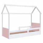 Cama Infantil Montessoriana Branco/rosa - Completa Móveis