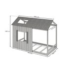 Cama Infantil Montessoriana Cabana Pkolino Cinza/cinza Escuro