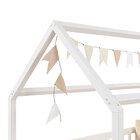 Cama Infantil Montessoriana Casa Madeira Com Estrado Nina - B