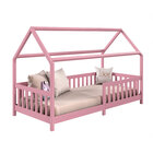 Cama Infantil Montessoriana Casa Madeira Com Estrado Nina - R