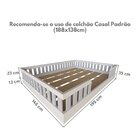 Cama Infantil Montessoriana Casal Cori Yescasa Branco/cinza C