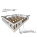 Cama Infantil Montessoriana Casal Cori Yescasa Branco/cinza C