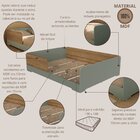 Cama Infantil Montessoriana Casal Mark Em Mdf Verti/louro Fre