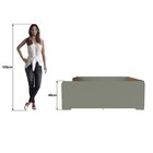 Cama Infantil Montessoriana Casal Mark Em Mdf Verti/louro Fre