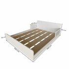 Cama Infantil Montessoriana Casal New Cori Branco/cinza Crist