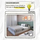 Cama Infantil Montessoriana Casal Sol Branco