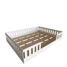 Cama Infantil Montessoriana Casal Sol Branco