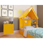 Cama Infantil Montessoriana Casinha Helena Amarela