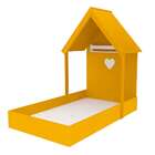 Cama Infantil Montessoriana Casinha Helena Amarela