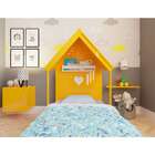 Cama Infantil Montessoriana Casinha Helena Amarela