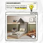 Cama Infantil Montessoriana Casinha Helena Cinza