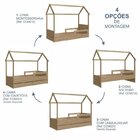 Cama Infantil Montessoriana Com Cama Auxiliar 2 Colchões