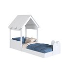Cama Infantil Montessoriana Com Casinha Infanto Branco